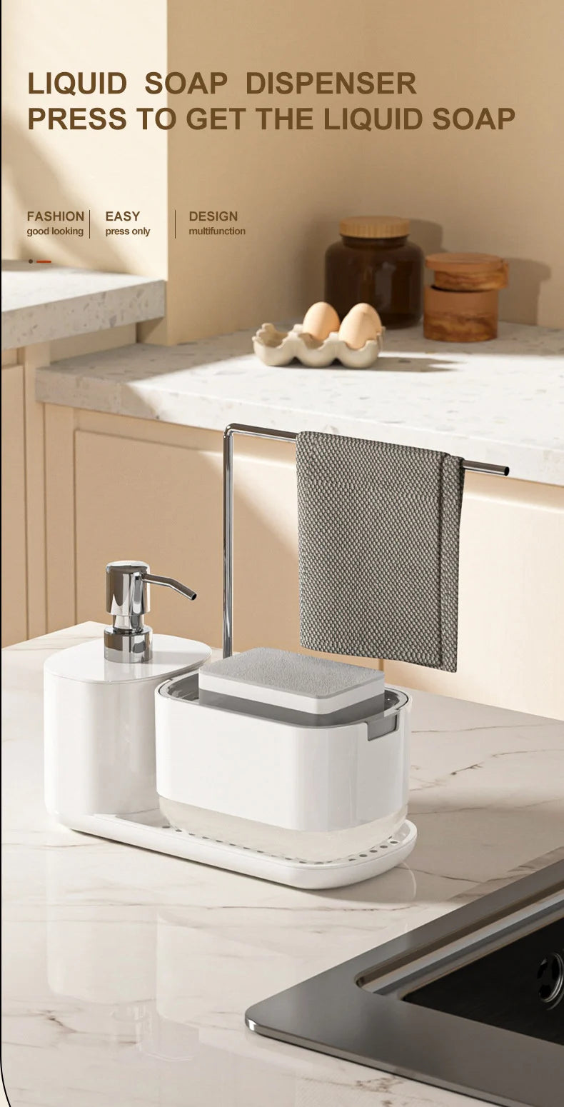 Multi-Functional Hand and Dish Soap Dispenser