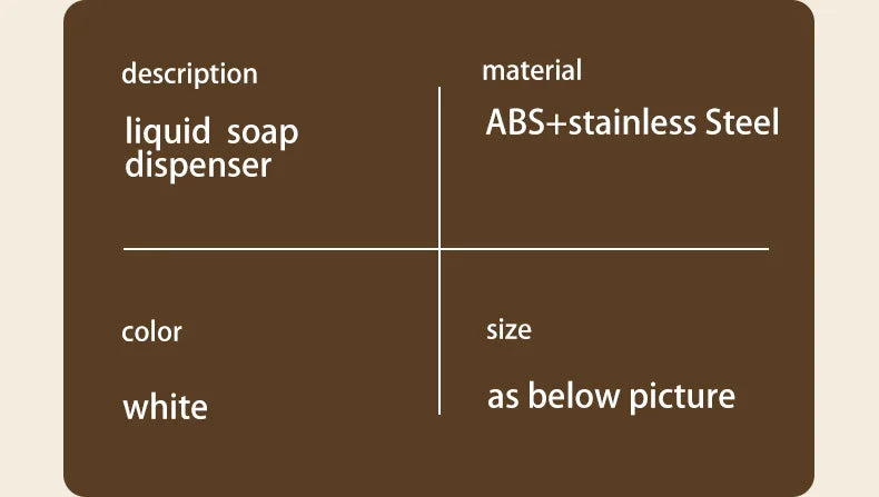 Multi-Functional Hand and Dish Soap Dispenser