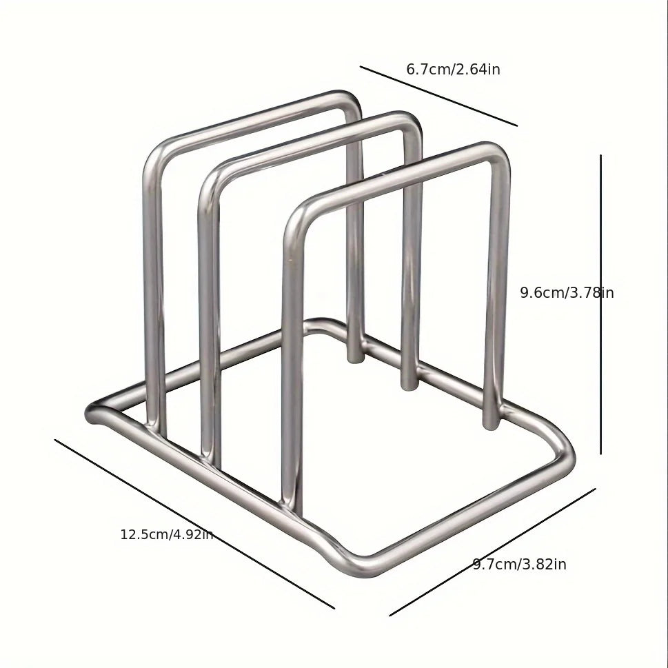 Soporte para Tablas de Cortar y Tapas de Olla - Organizador Vertical