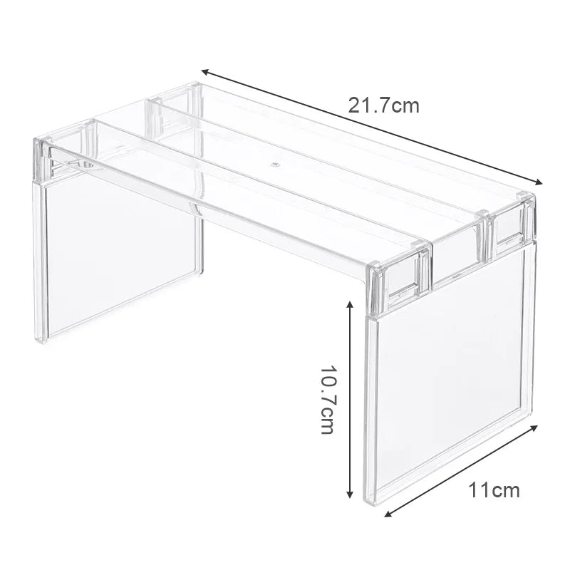 Organizador de Nevera Apilable - Bandejas Transparentes