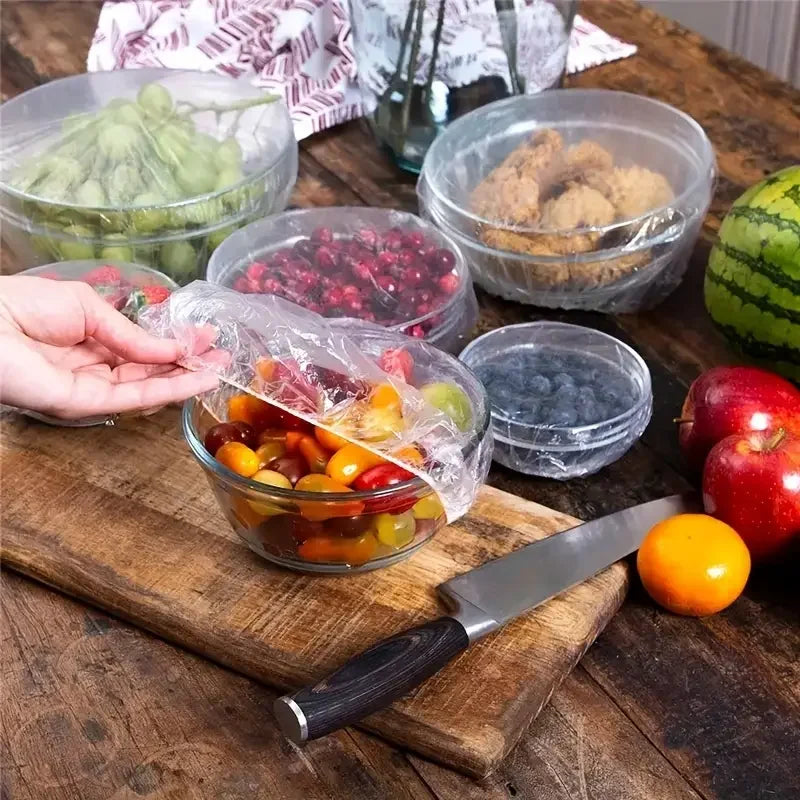 Fundas Elásticas para Tapar Alimentos - Pack de 100
