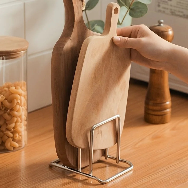Soporte para Tablas de Cortar y Tapas de Olla - Organizador Vertical