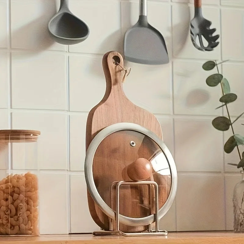 Soporte para Tablas de Cortar y Tapas de Olla - Organizador Vertical